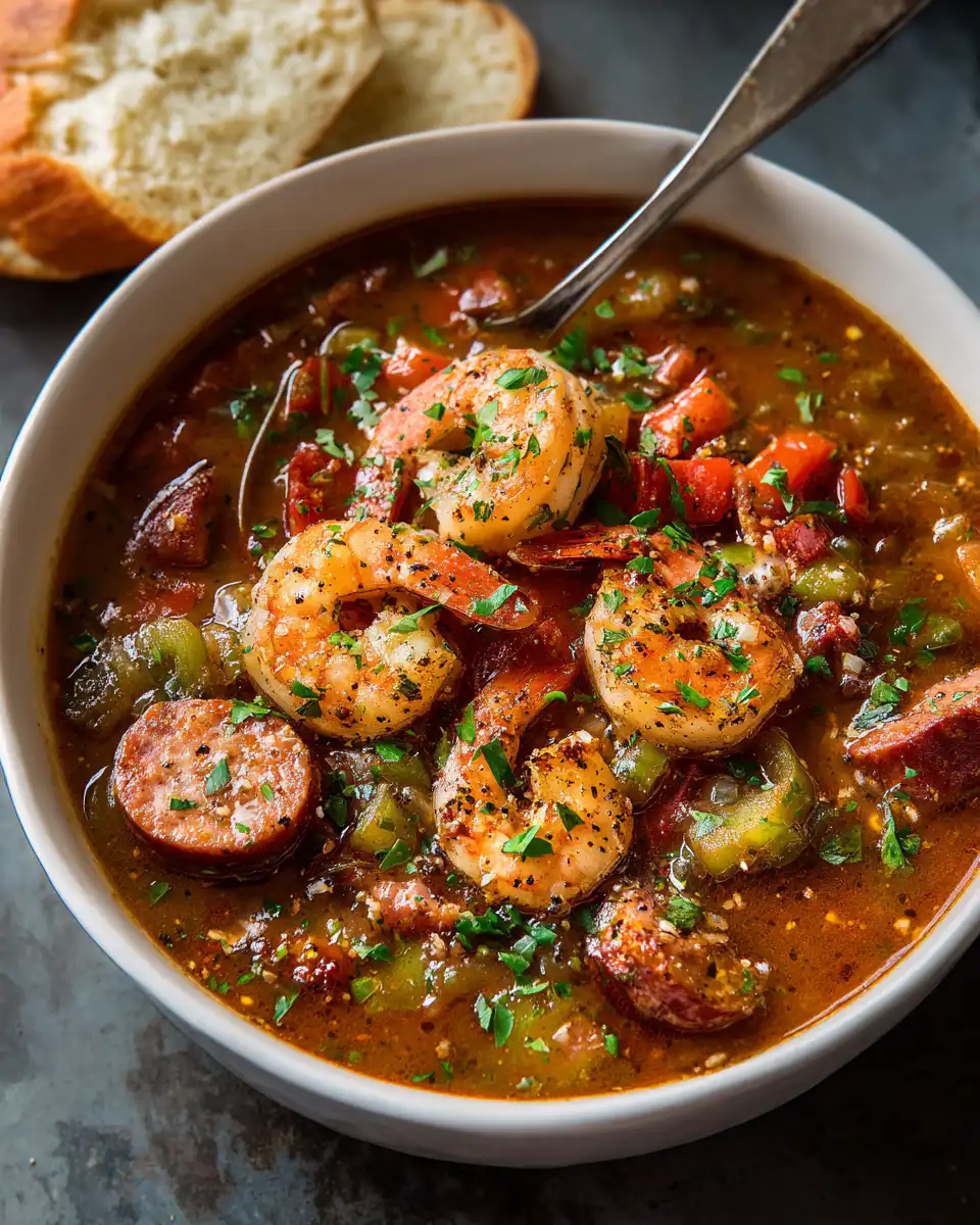 Shrimp-And-Sausage Gumbo