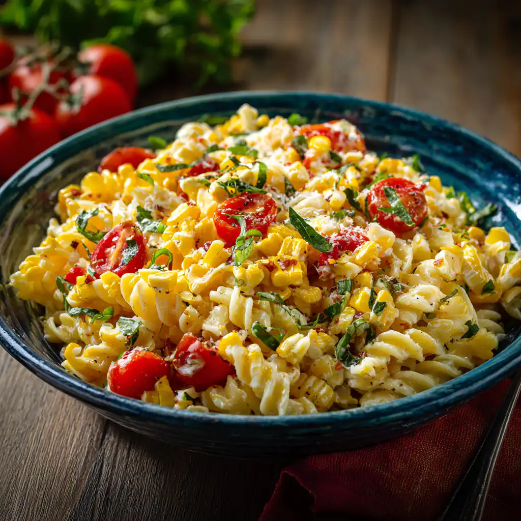 corn pasta salad