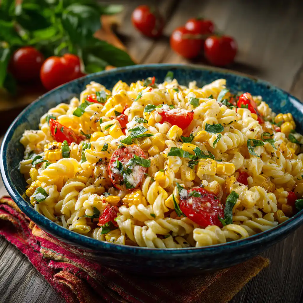 corn pasta salad