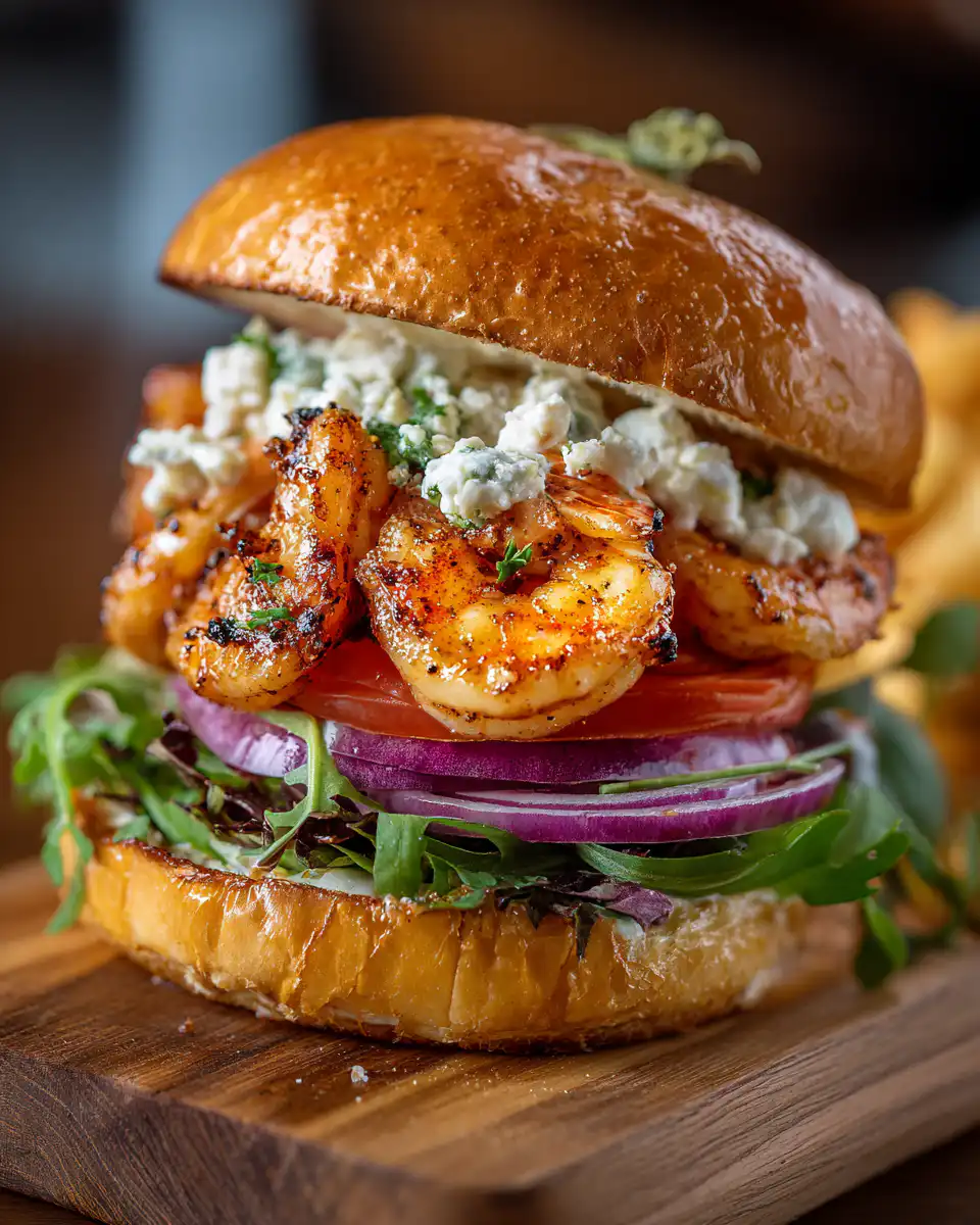 shrimp burger
