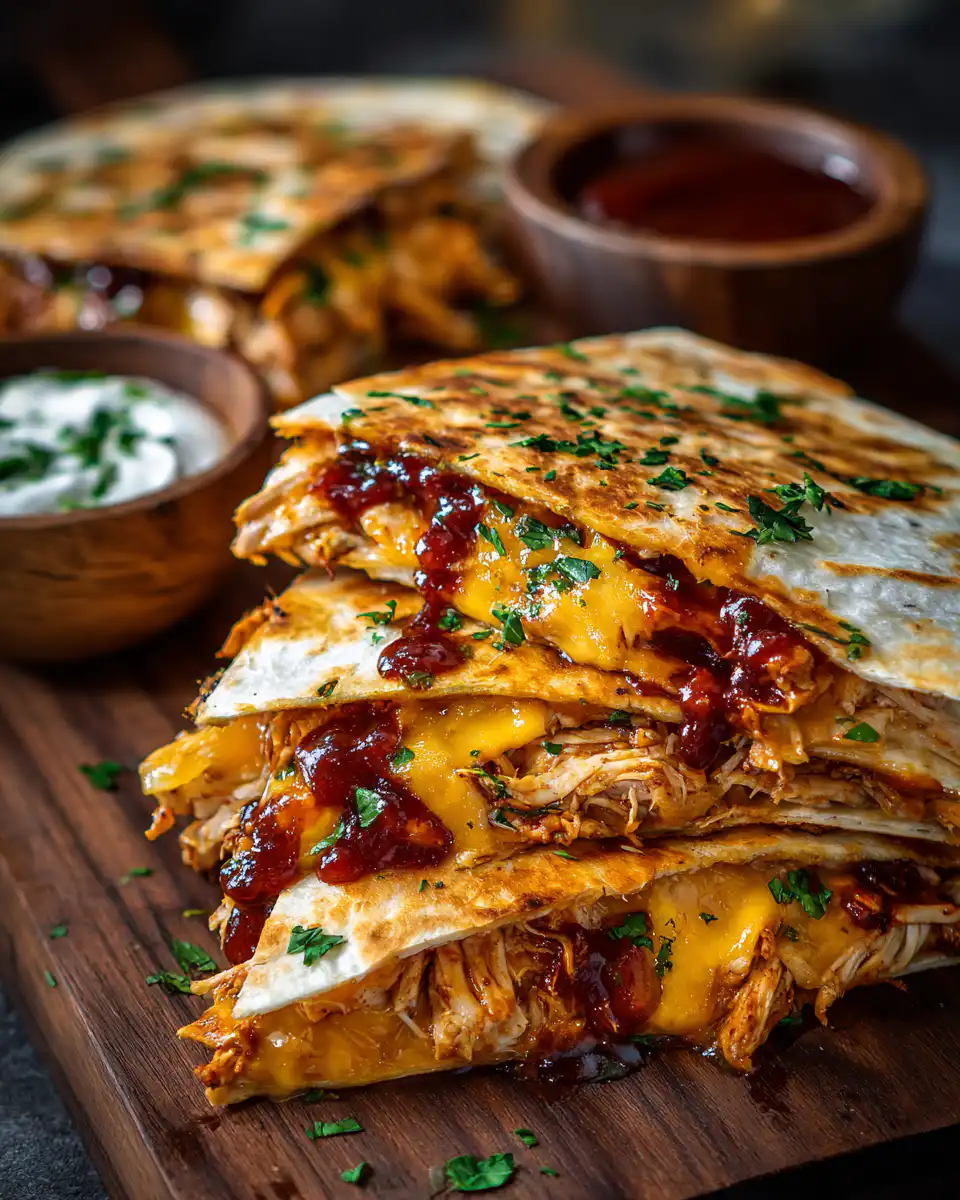 BBQ Chicken Quesadilla