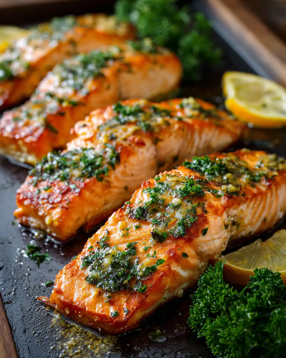 Baked Salmon Fillets Dijon