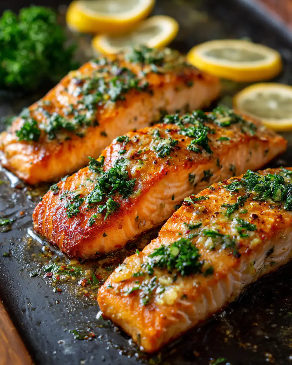 Baked Salmon Fillets Dijon