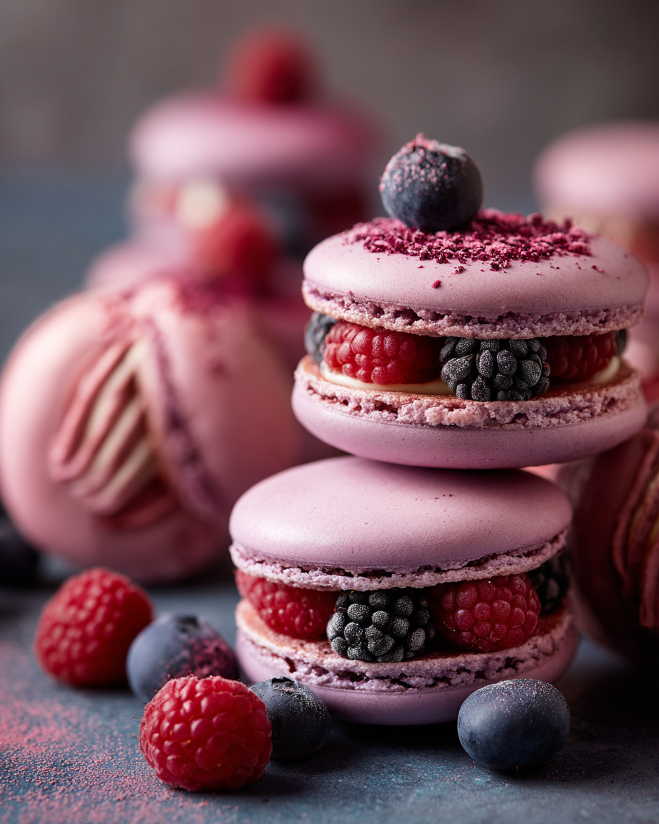 Berry Bliss Macarons