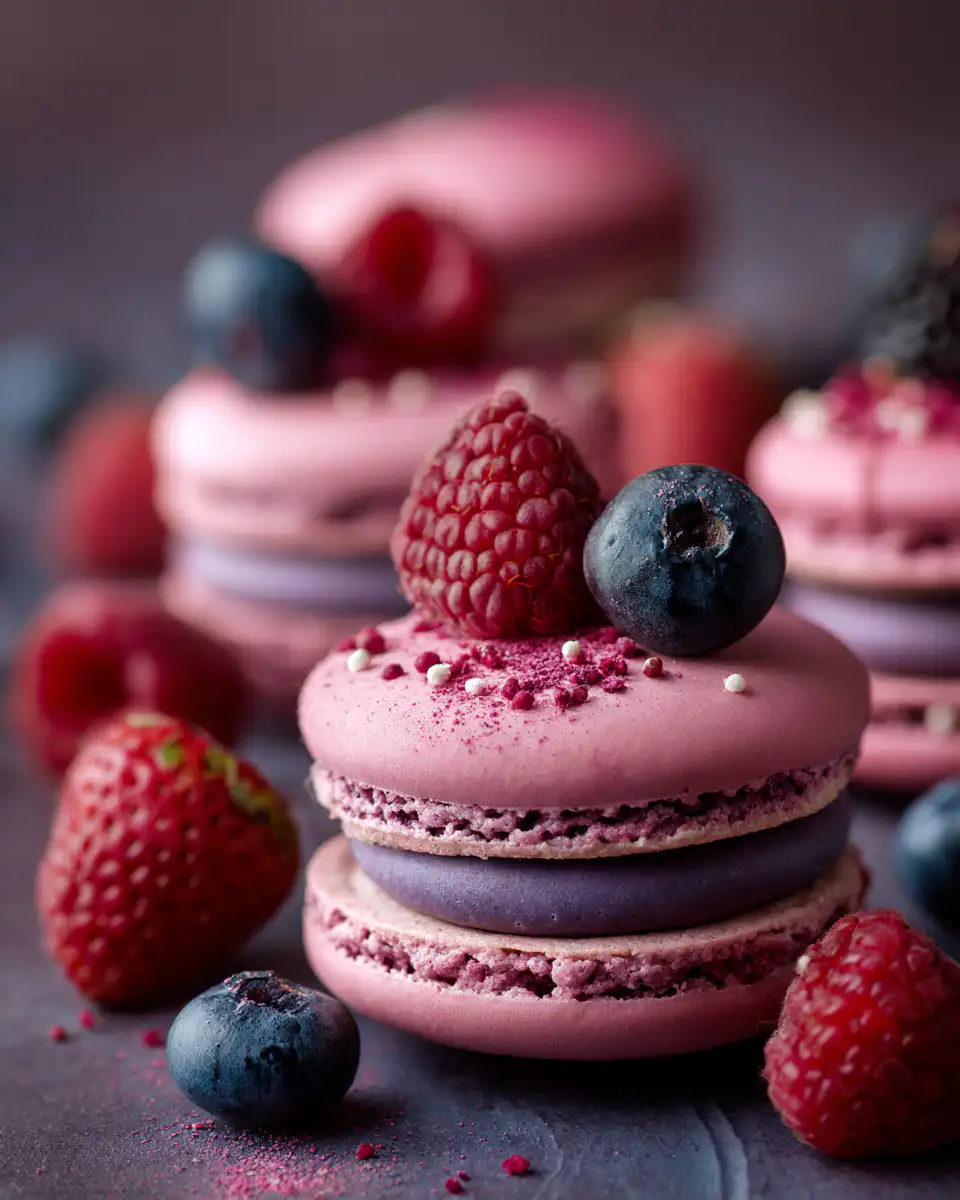 Berry Bliss Macarons