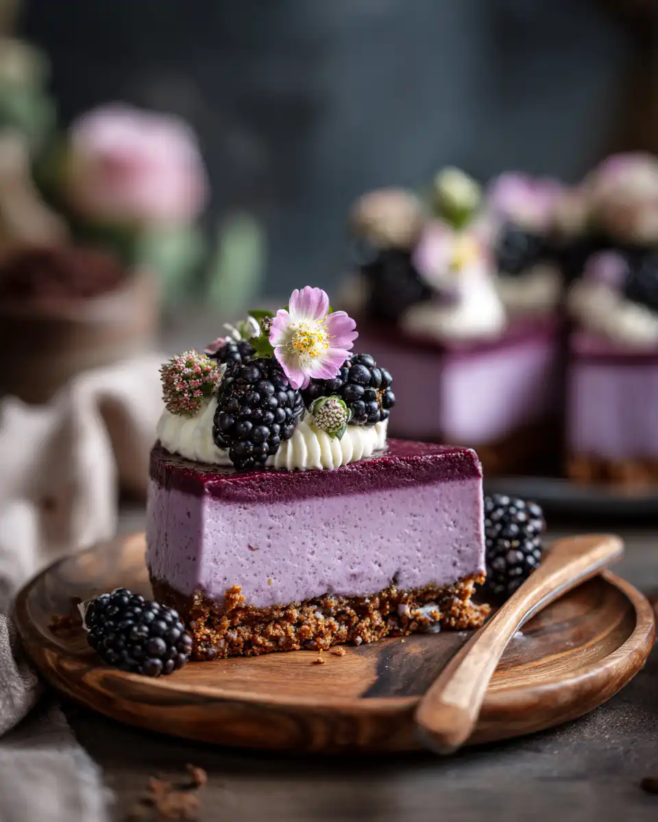 Blackberry Bliss Cheesecake