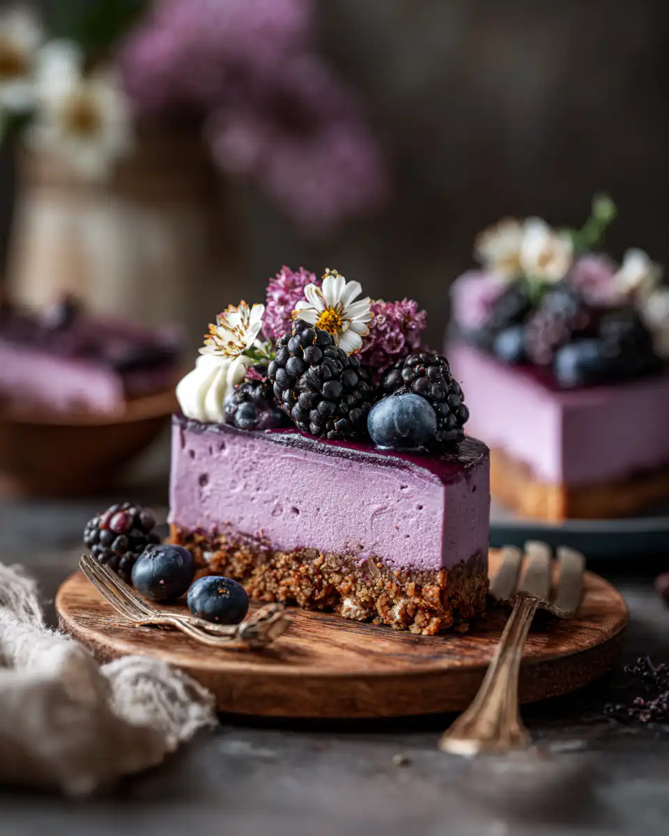 Blackberry Bliss Cheesecake
