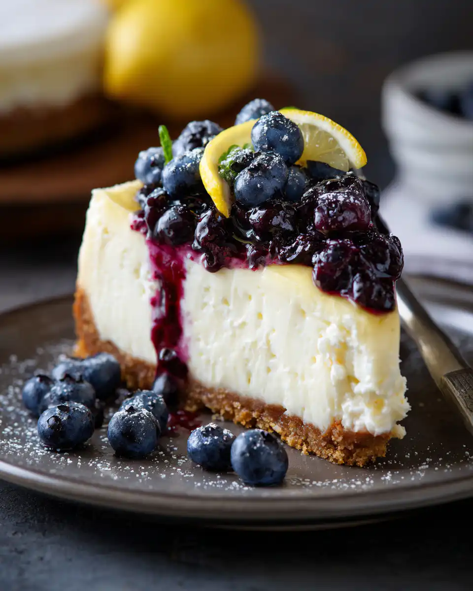 Blueberry Lemon Cheesecake