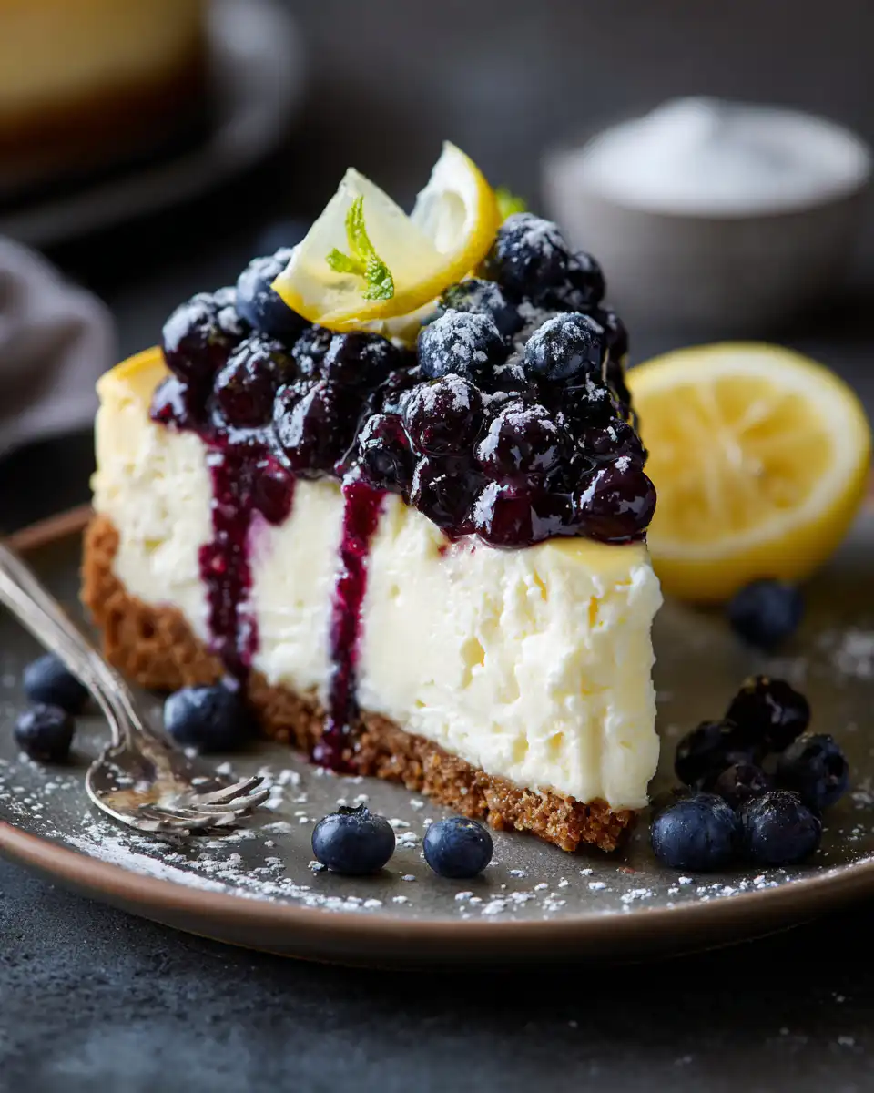 Blueberry Lemon Cheesecake