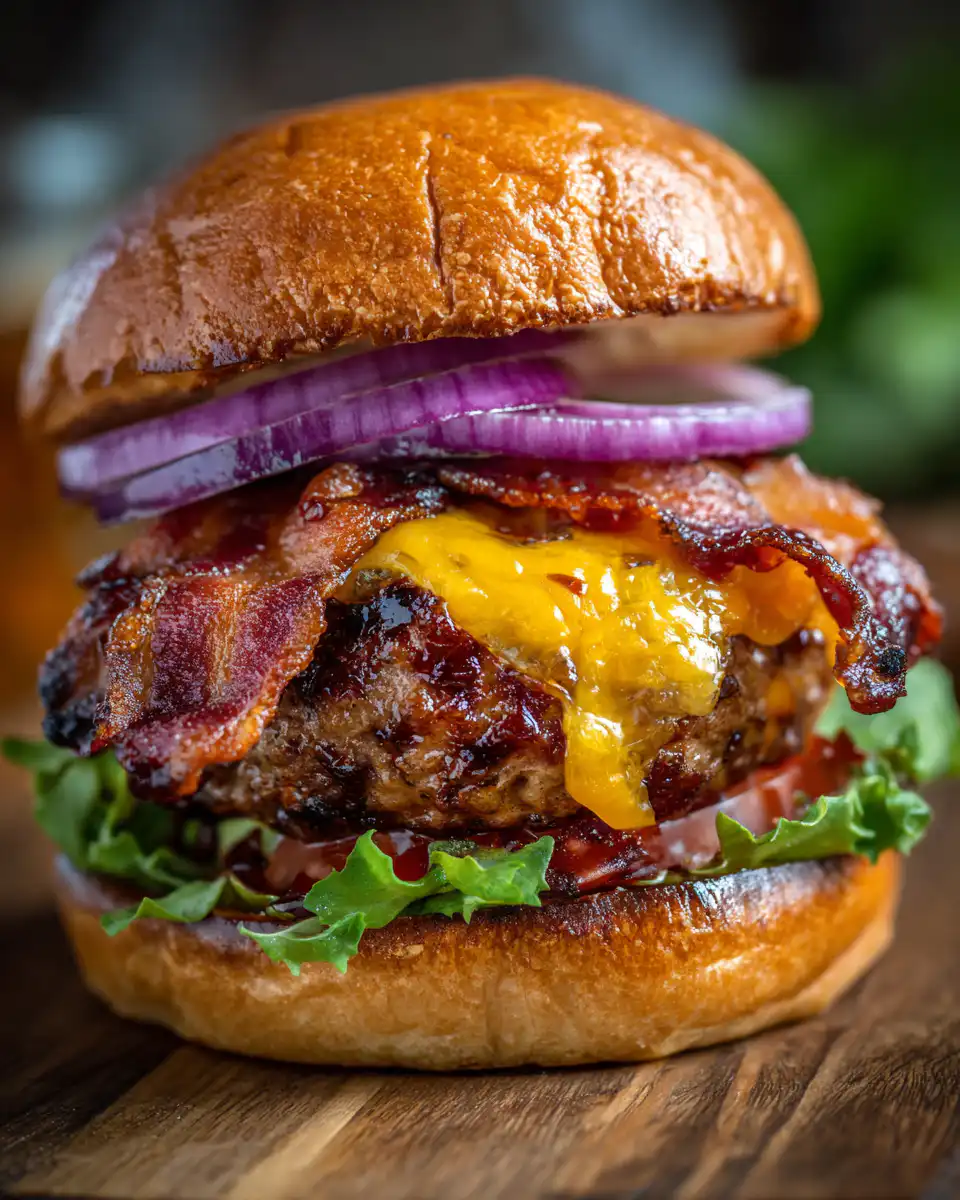 Bourbon BBQ Bacon Cheeseburger Meatball