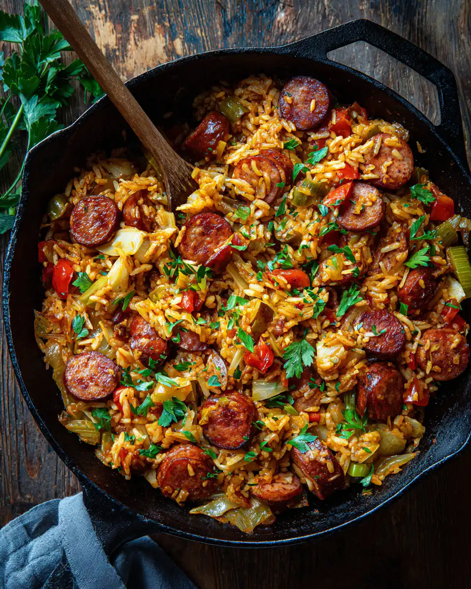 Cajun Cabbage Jambalaya