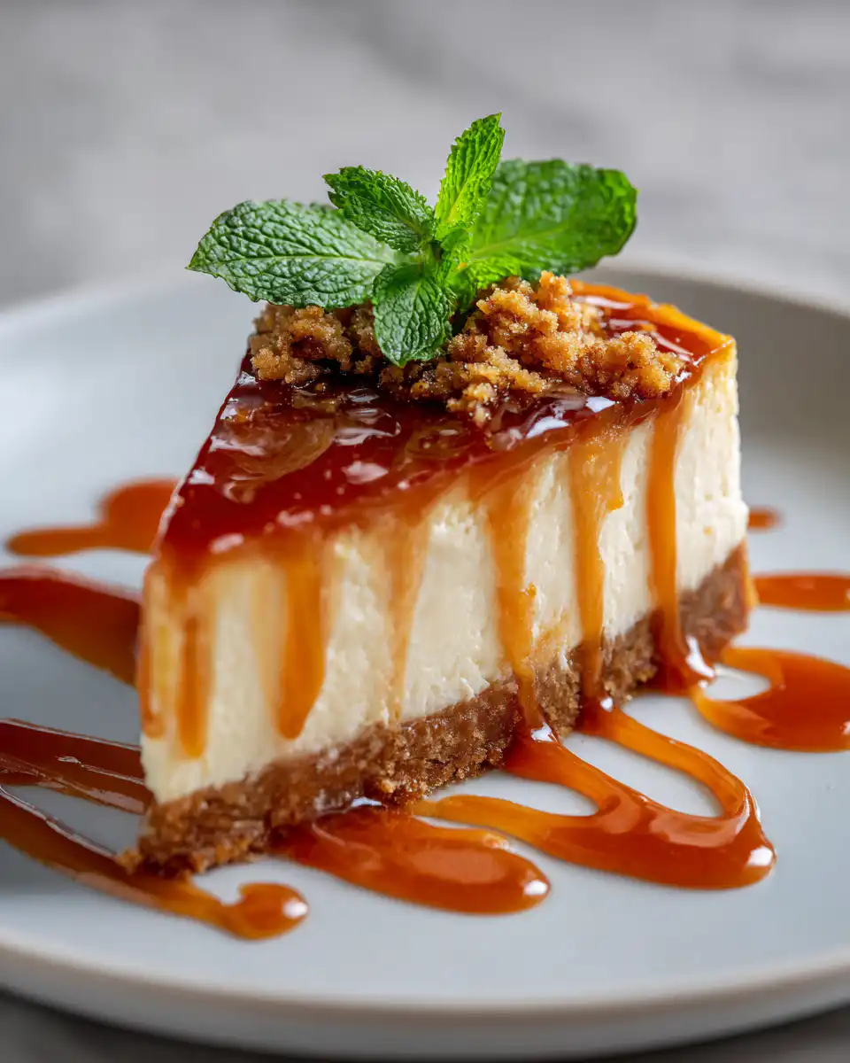 Caramel Apple Cheesecake