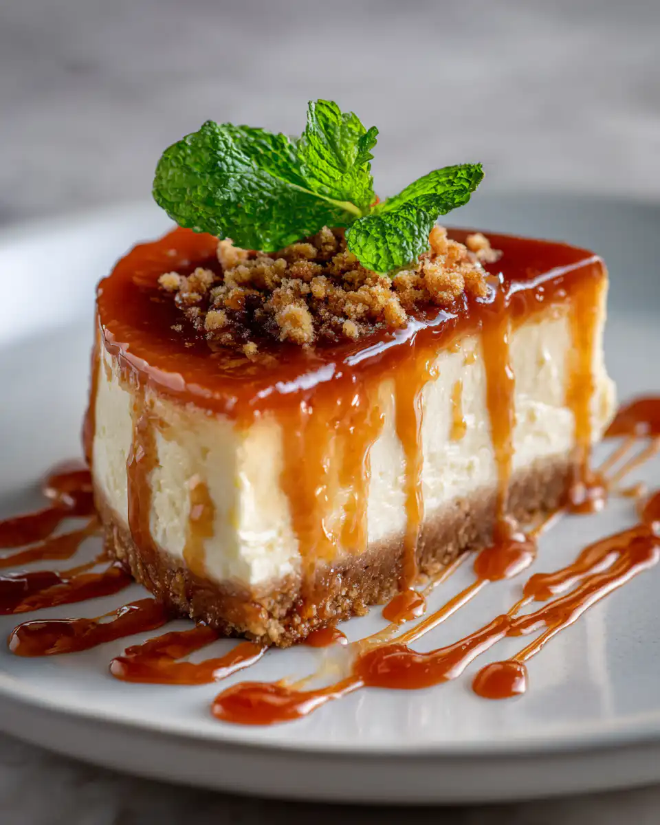 Caramel Apple Cheesecake