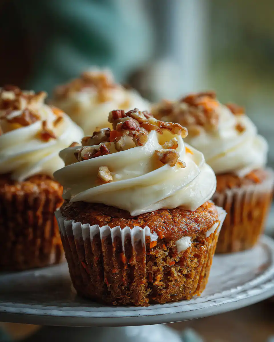 Carrot Cake Cupcakes Recipe