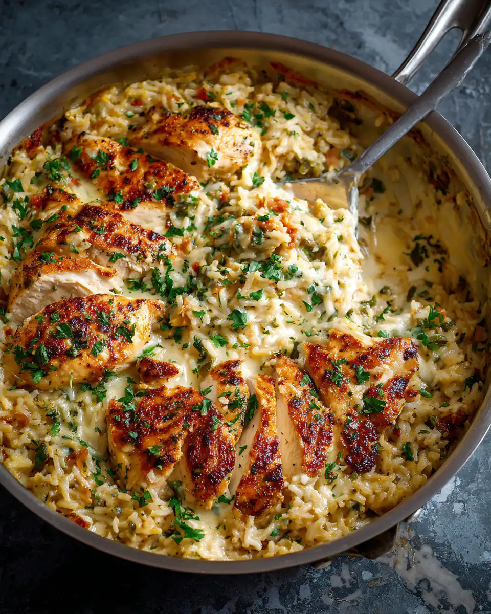 Cheesy Chicken and Rice
