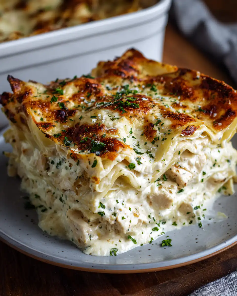Chicken Alfredo Lasagna