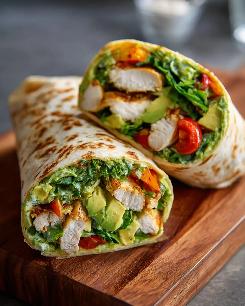Chicken Avocado Wrap Recipe