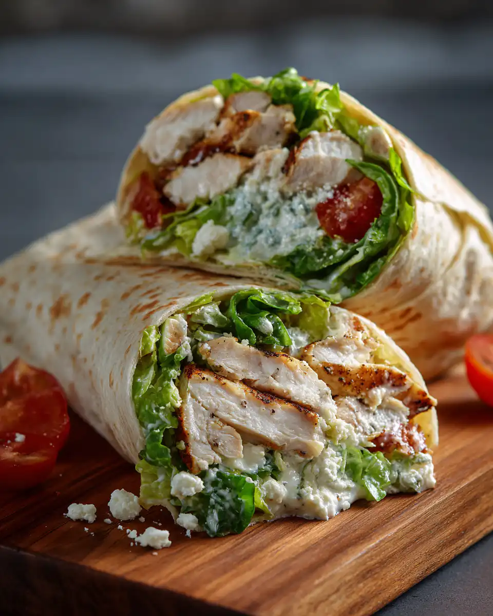 Chicken Caesar Wrap Recipe