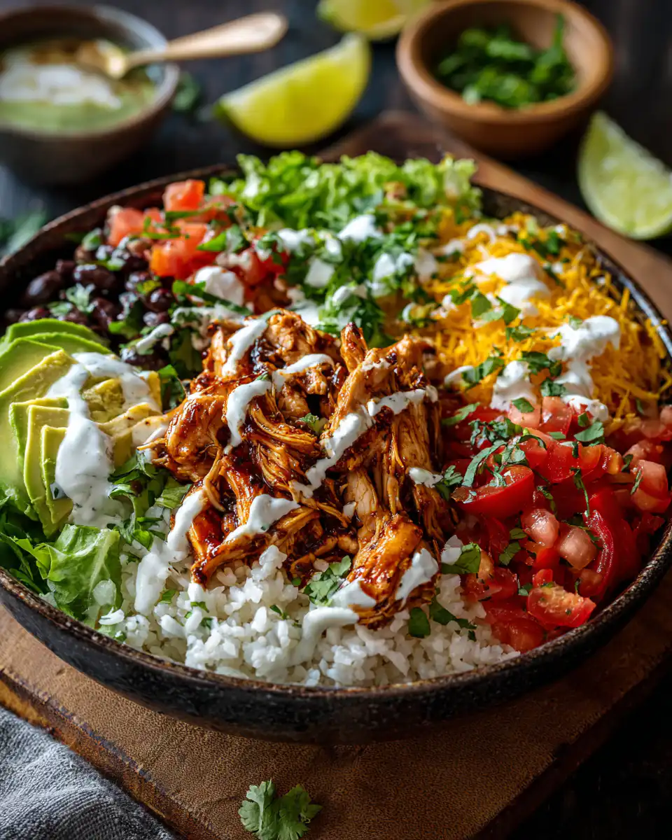 Chicken Fajita Burrito Bowl