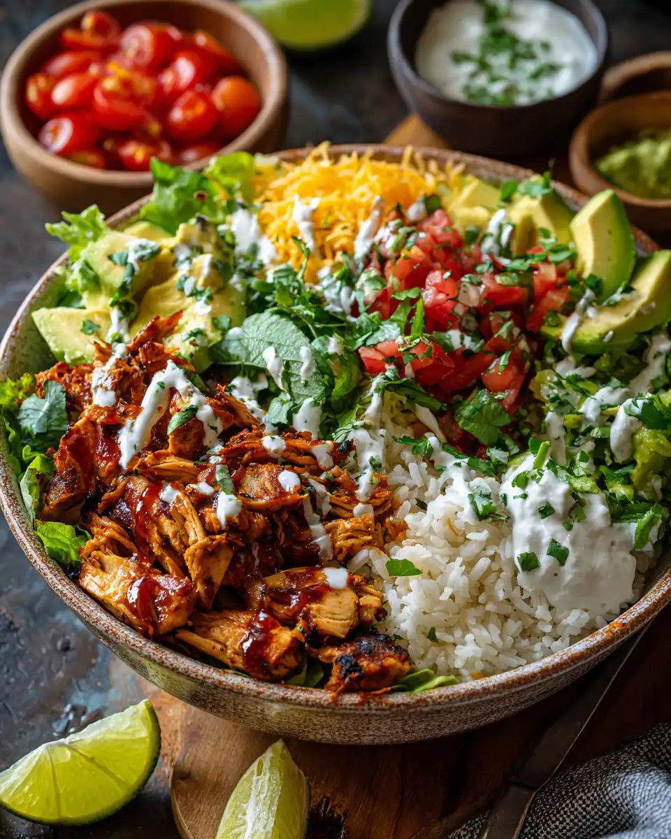 Chicken Fajita Burrito Bowl