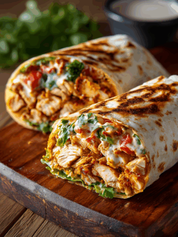 Chipotle Ranch Grilled Chicken Burrito Recipe