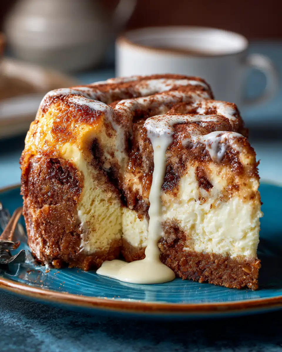 Cinnamon Roll Cheesecake
