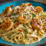 Creamy Cajun Shrimp Alfredo Pasta Recipe