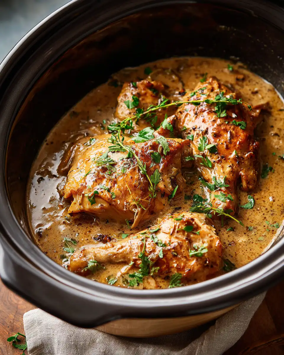 Crockpot Chicken and Gravy