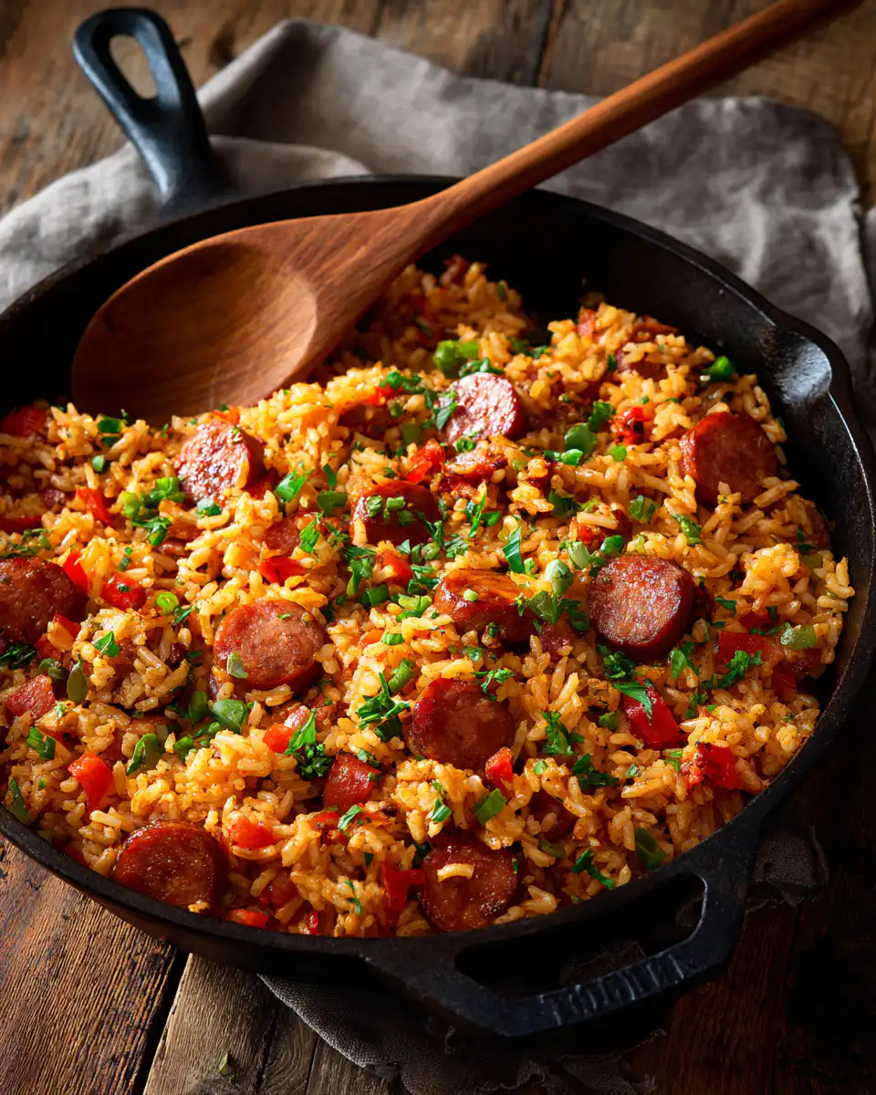 Delicious Sausage And Rice Recipe