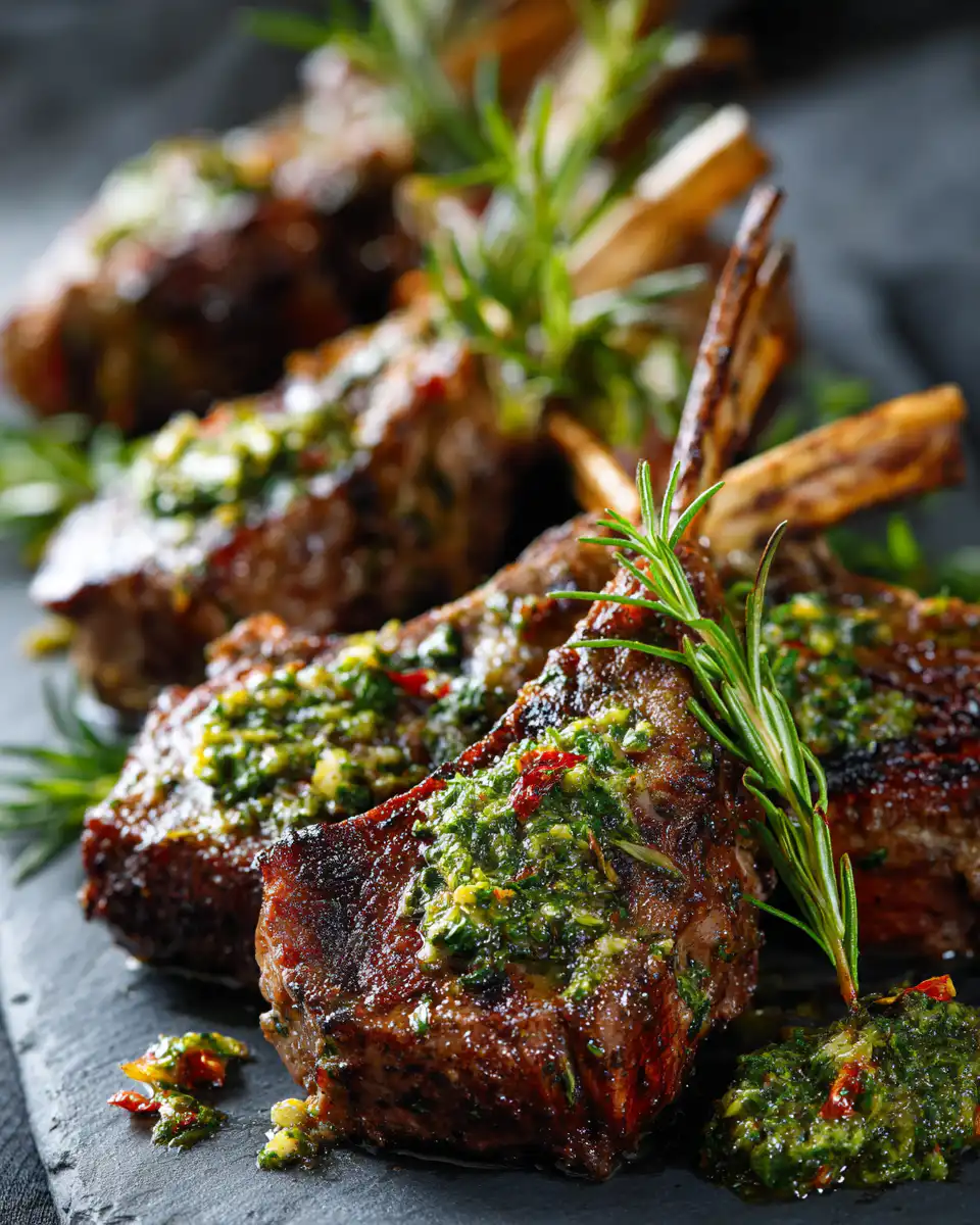 Easy Garlic Herb Lamb Chops