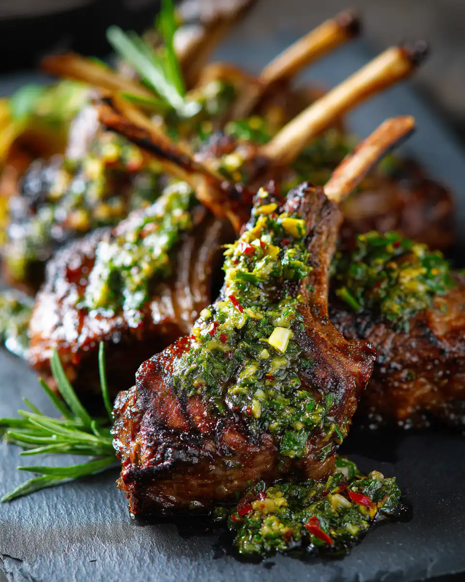 Easy Garlic Herb Lamb Chops