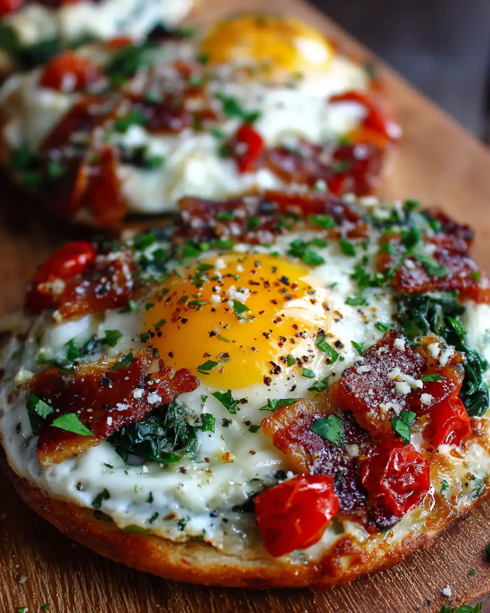 English Muffin Breakfast Pizza
