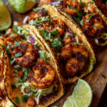 Garlicky Shrimp Tacos
