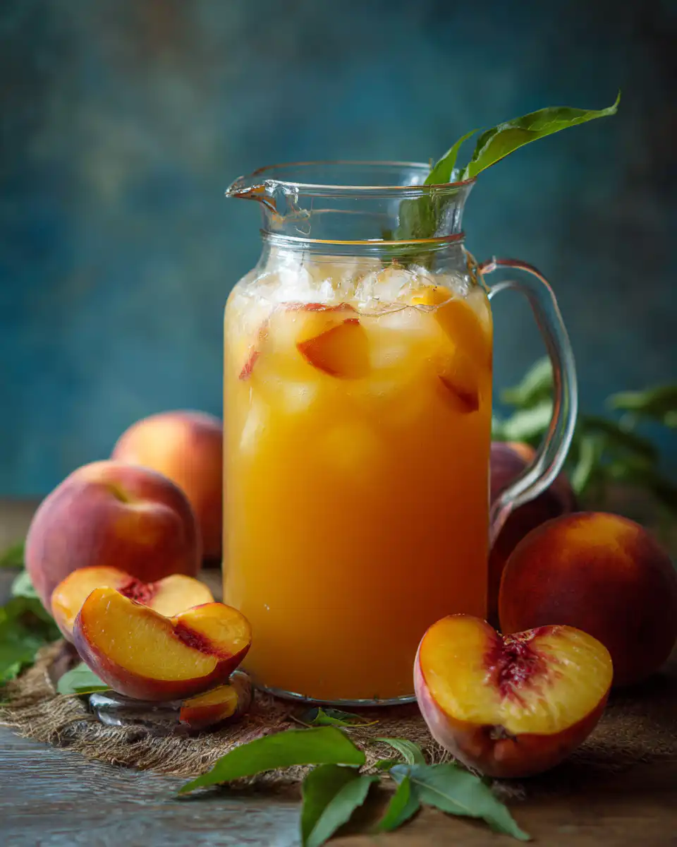 Homemade Peach Lemonade Recipe