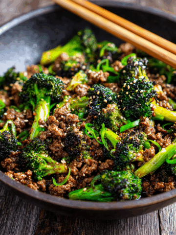 Honey Garlic Ground Beef And Broccoli Stir-fry