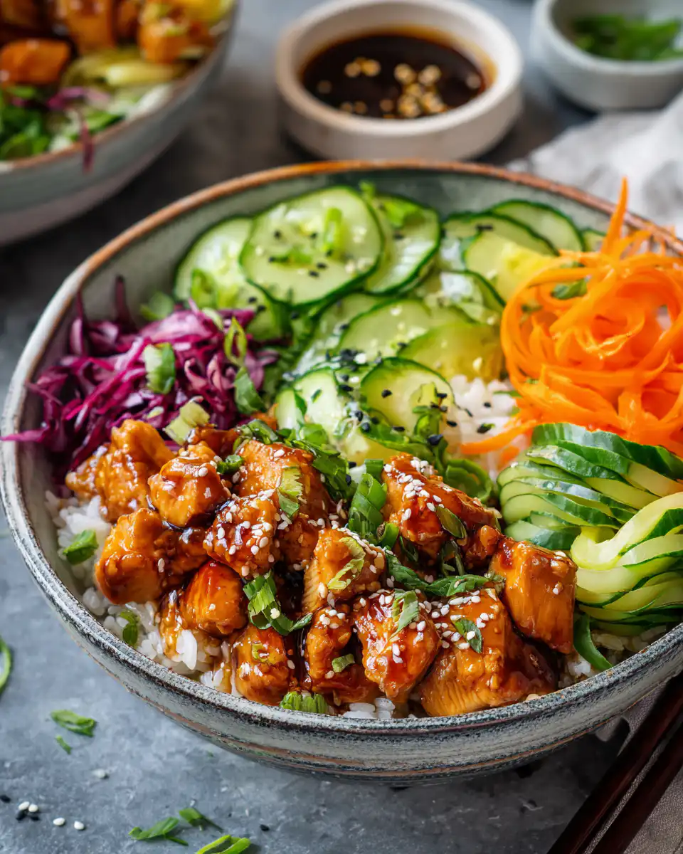 Hot Honey Chicken Bowls