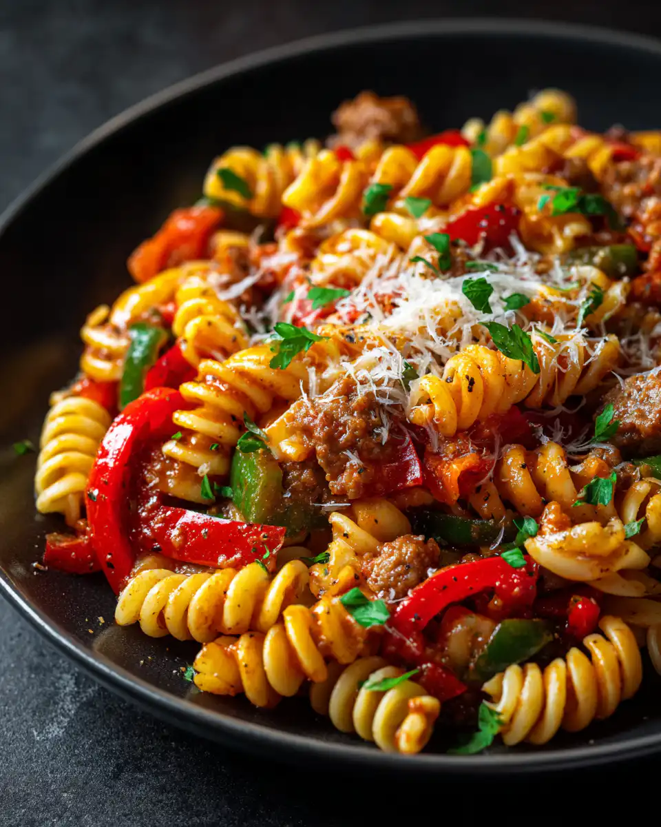 Italian Sausage and Peppers Pasta