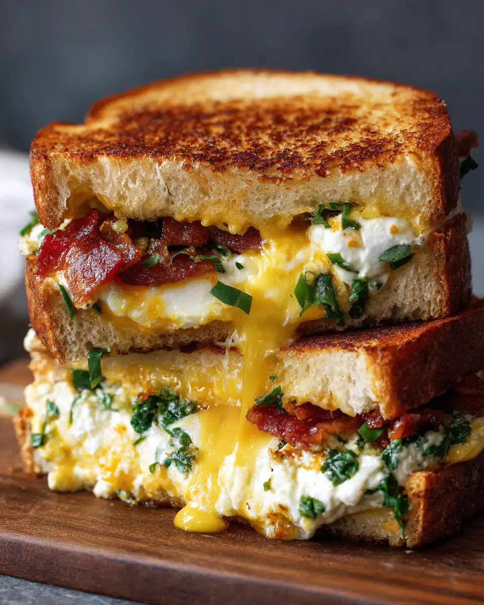 Jalapeno Popper Grilled Cheese Sandwich