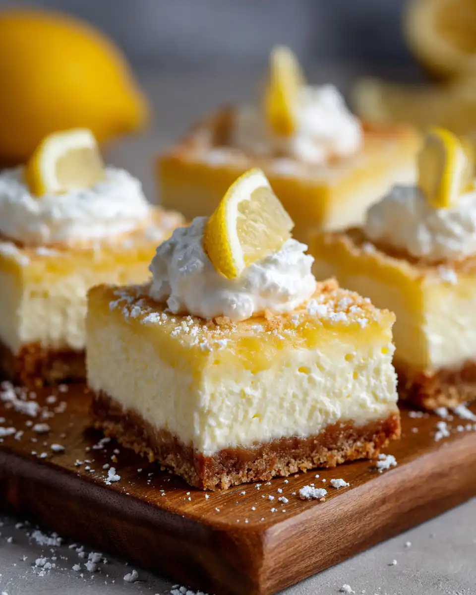 Lemon Cream Cheese Bars Recipe