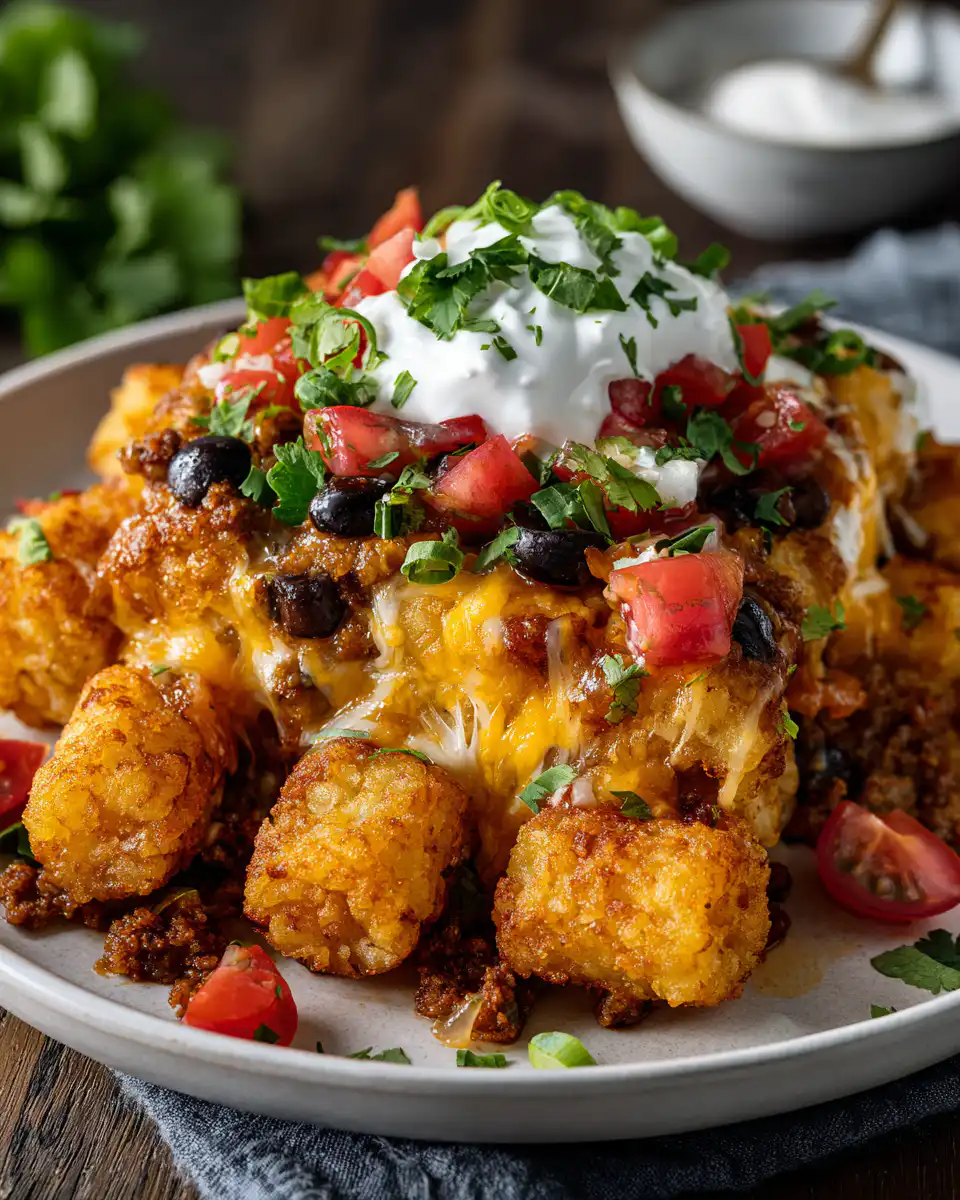 Mexican Tater Tot Casserole