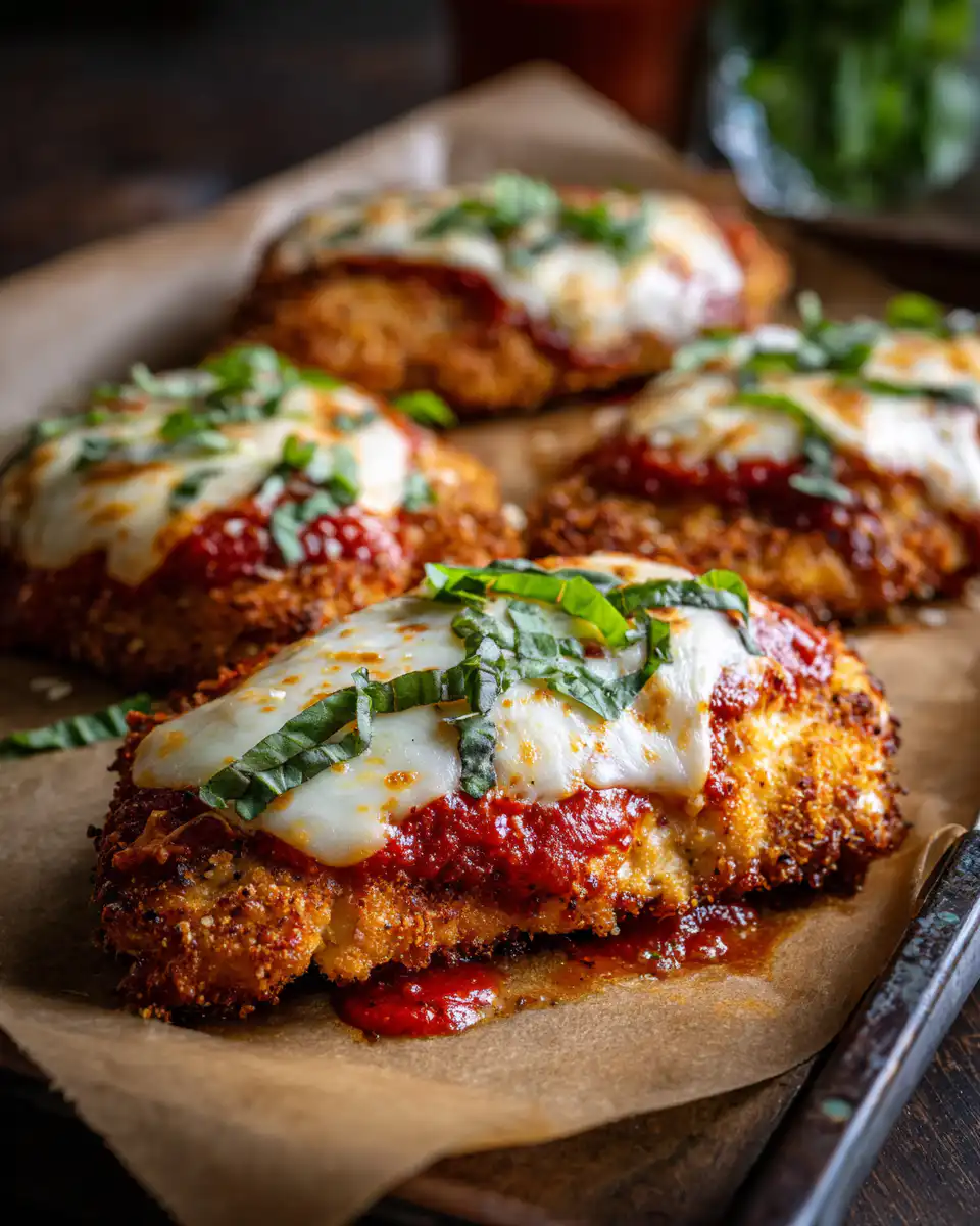 OVEN BAKED CHICKEN PARMESAN
