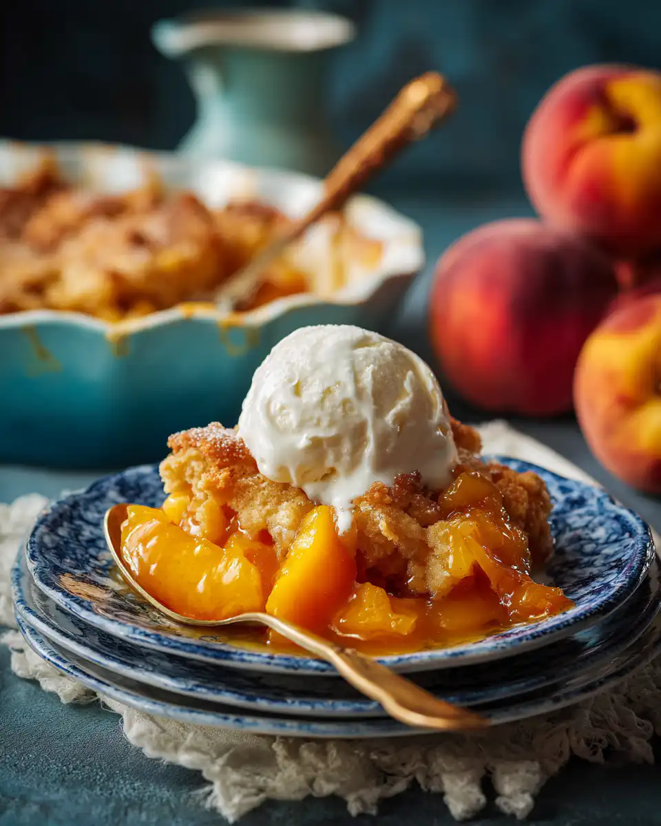 Old Fashioned Peach Cobbler