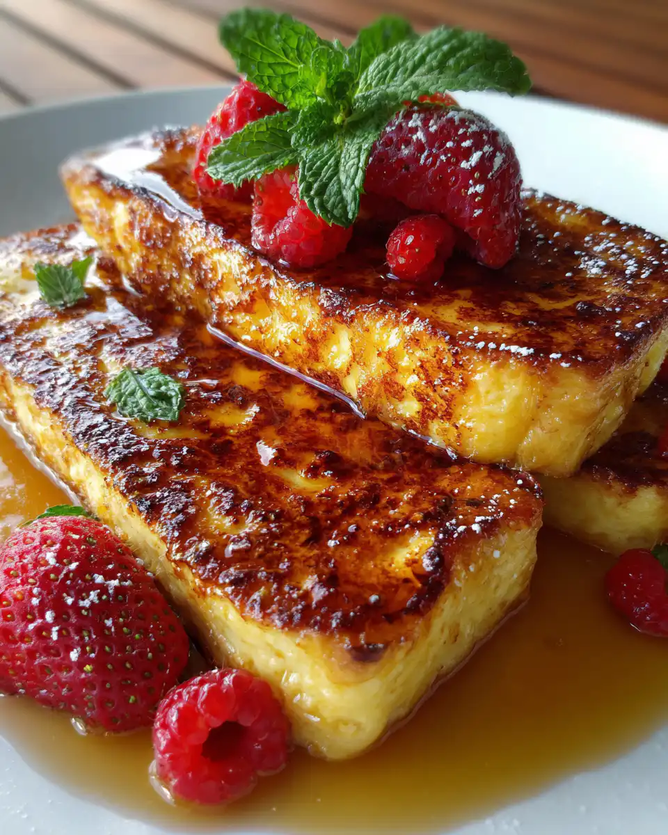 Overnight Crème Brûlée French Toast