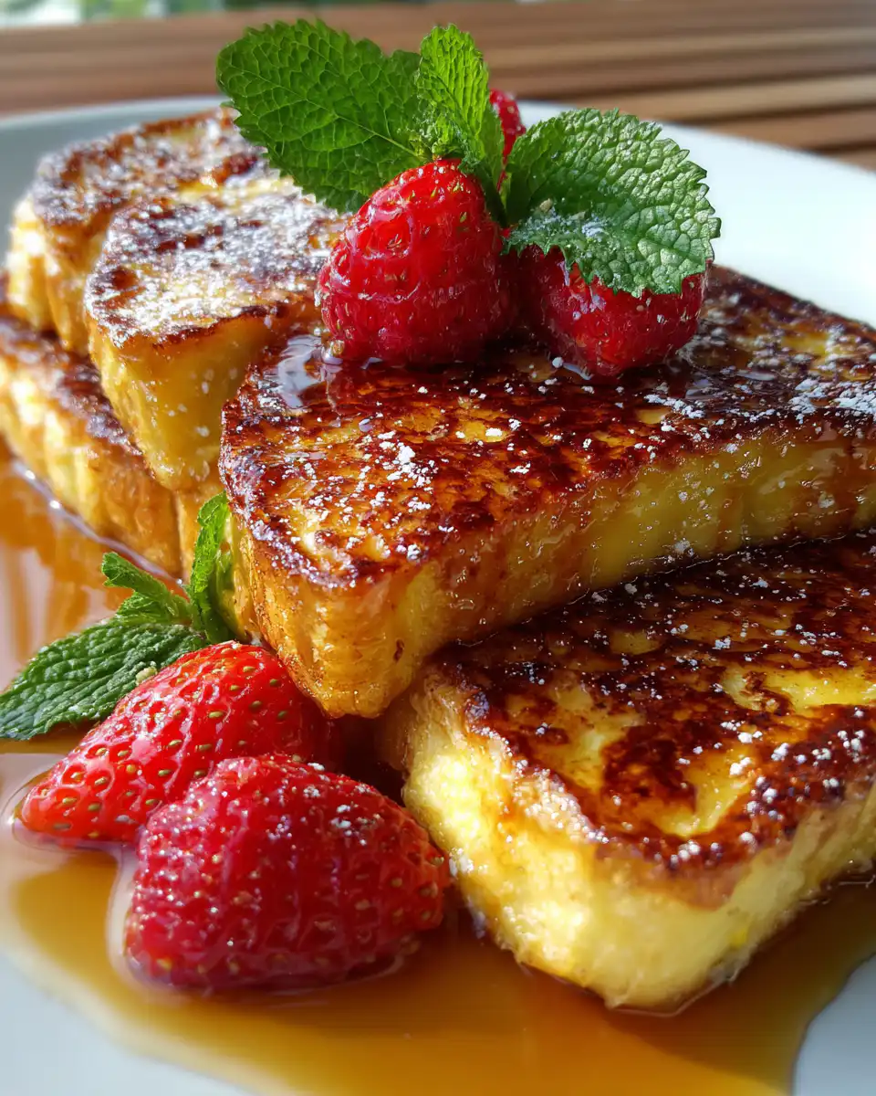 Overnight Crème Brûlée French Toast