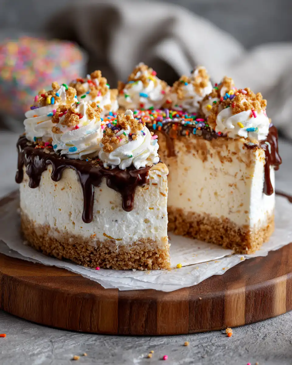 Rice Krispie Treat Cheesecake
