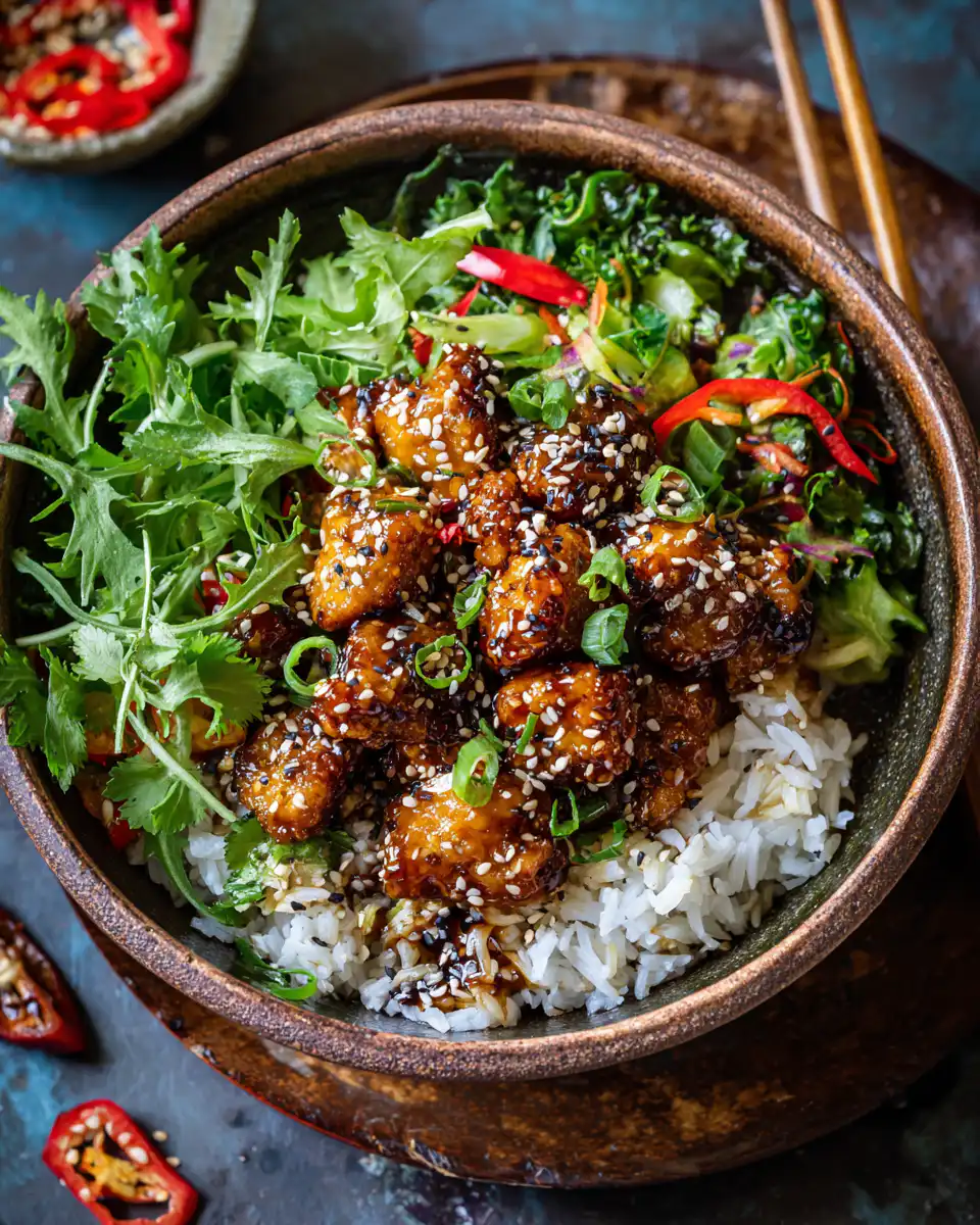 SESAME CHICKEN BOWLS