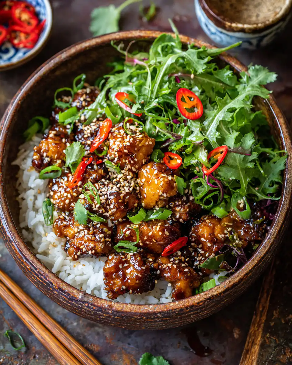 SESAME CHICKEN BOWLS
