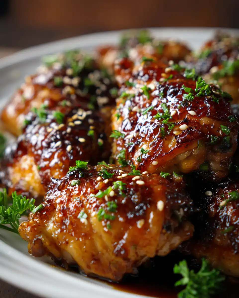 SLOW COOKER HONEY GARLIC CHICKEN