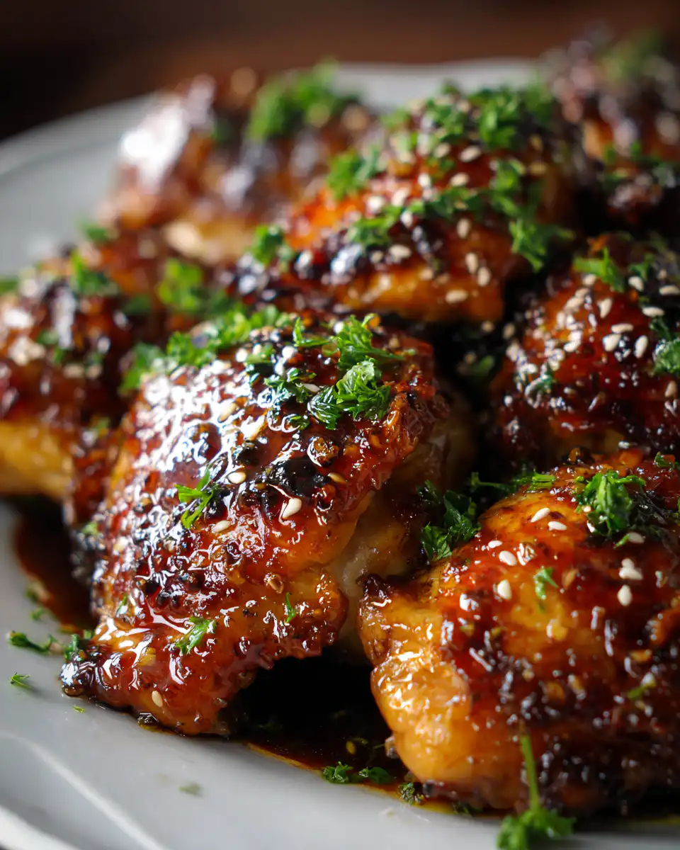 SLOW COOKER HONEY GARLIC CHICKEN