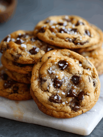Salted Caramel Chocolate Chip Cookies